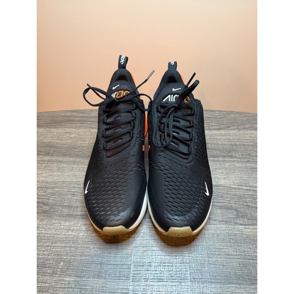 Nike Other - Nike Air Max 270 Mens Sneakers Black Total Orange AH8050-008 Running Shoes